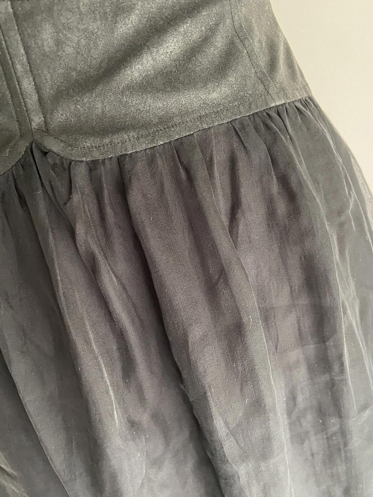 Bardo Bardot Skirt Drop Waist Linen Black - Sz AU/UK 8 US 4 Size 27" / US 4 / IT 40 - 7 Thumbnail