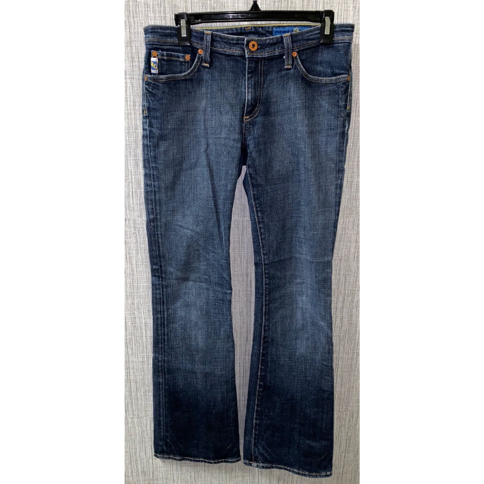 Denime AG Adriano Goldschmied Jeans Blue Denim Zip Fly 32x32 Men Straight Denim Jeans Size US 32 / EU 48 - 2 Thumbnail