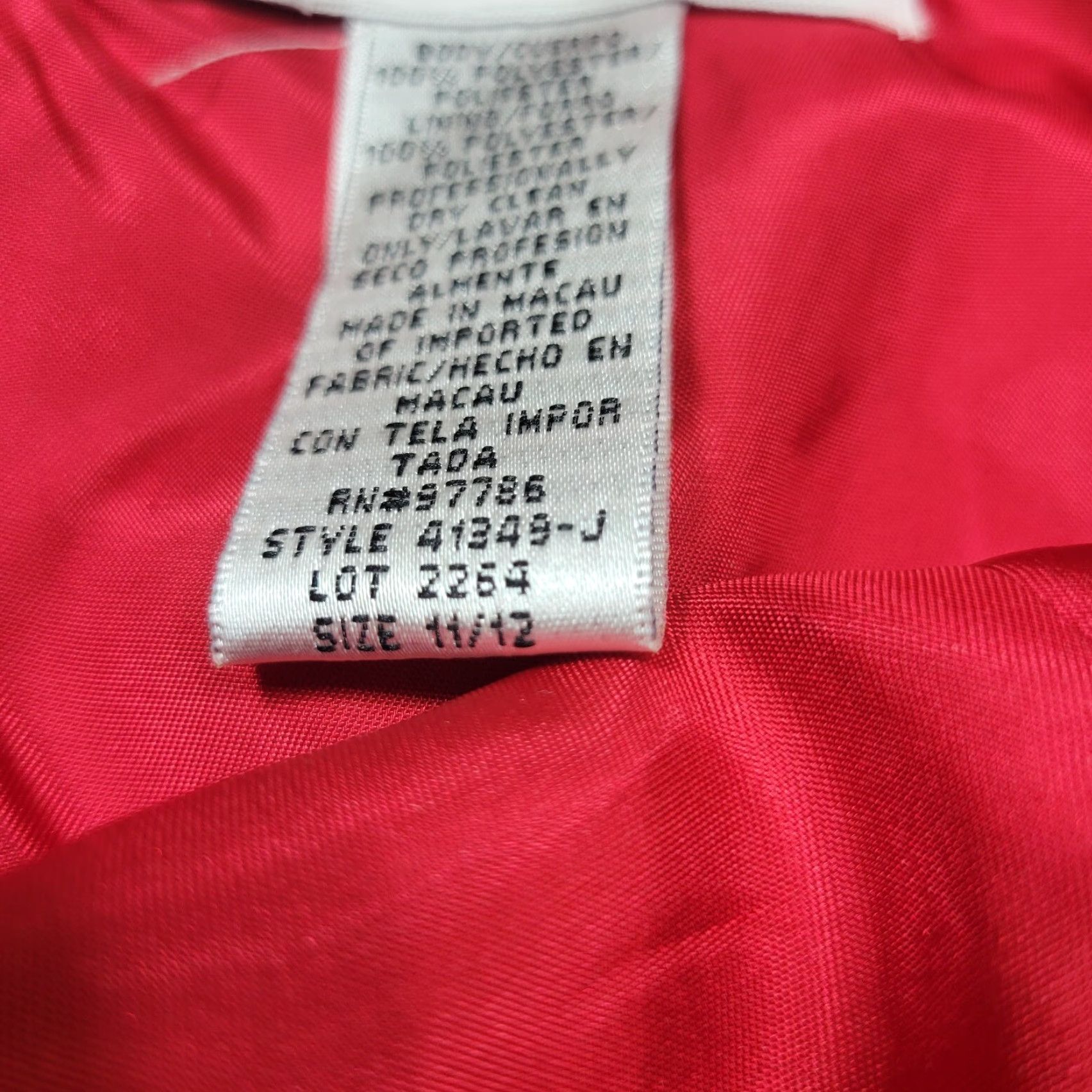 Vintage VINTAGE DE LARU by sheila yen Dress Mini Lace Red Black NWT Sz 11/12 Party/Cocktail Womens Size L / US 10 / IT 46 - 5 Thumbnail
