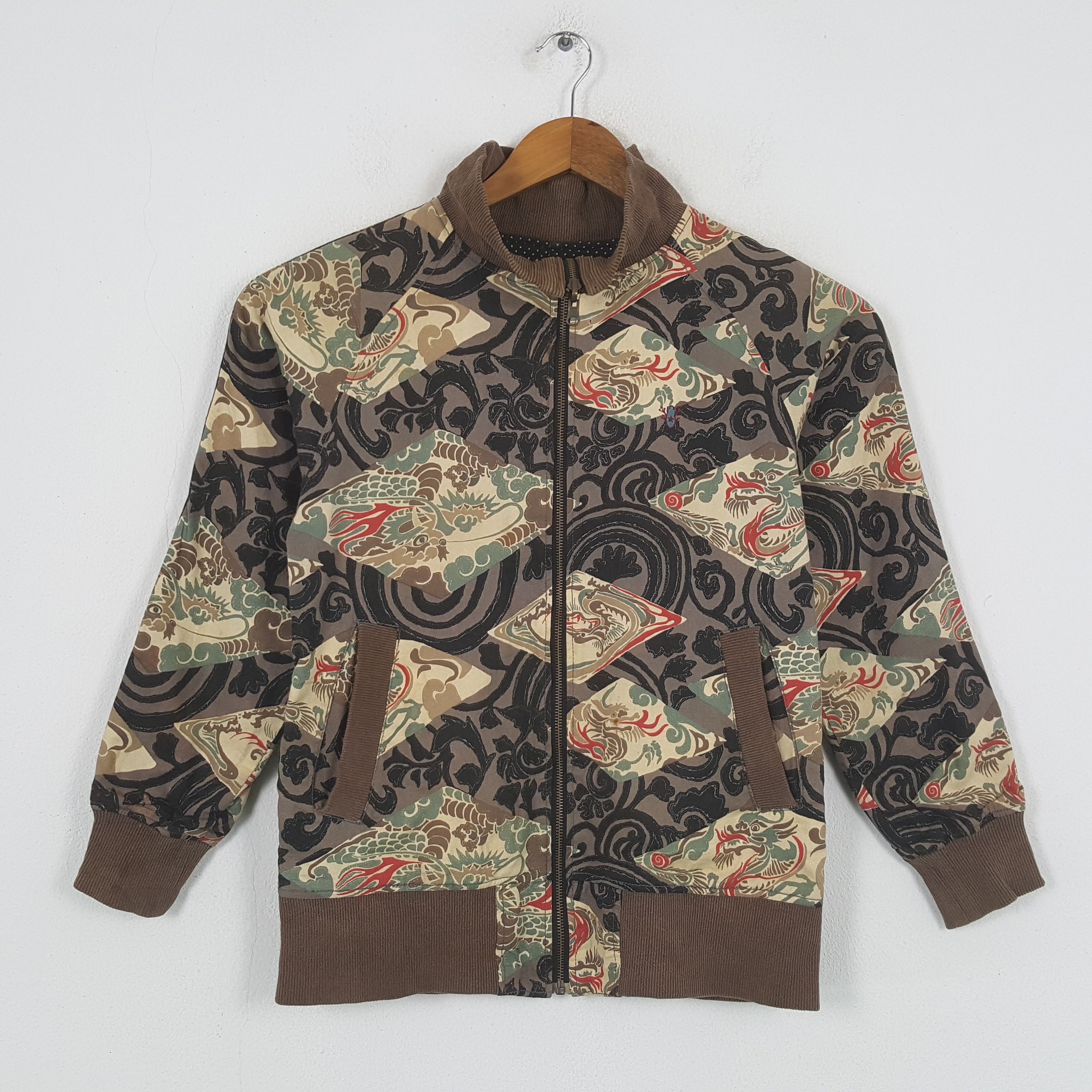 Japanese Brand × Vintage Vintage Japan Sukajan Style Zipper Jacket C288N21 Size US XS / EU 42 / 0 - 1 Thumbnail