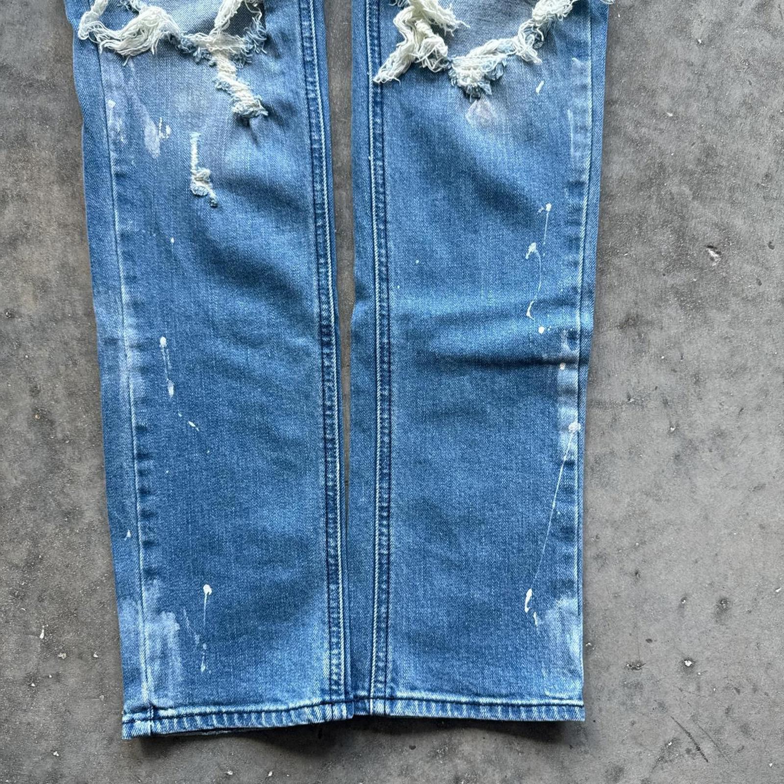 Other Jean Denim Distressed Blue Pants Size 30" / US 8 / IT 44 - 5 Thumbnail