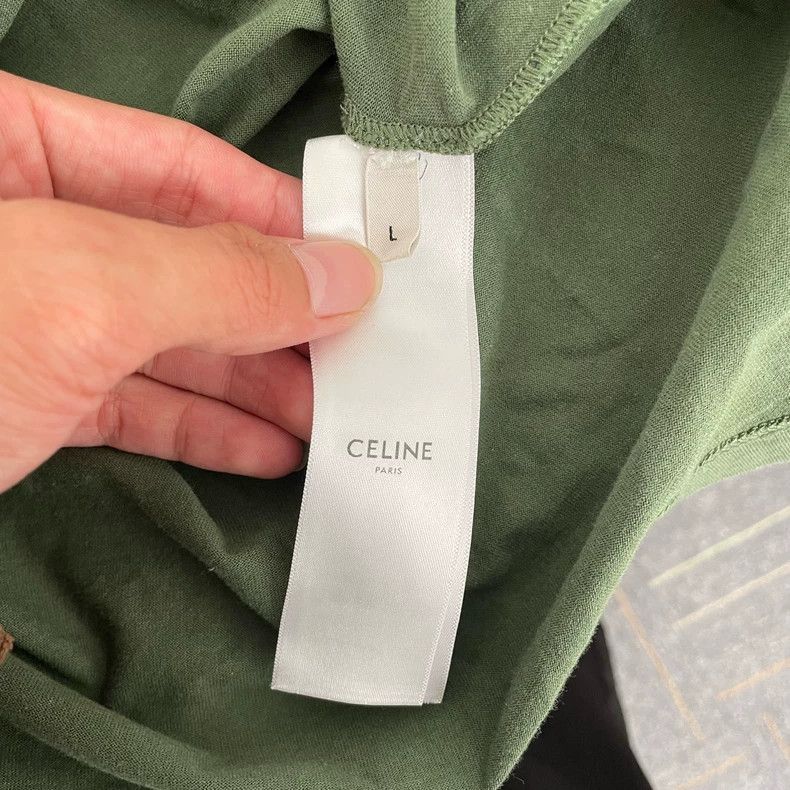 Celine Celine Short Sleeve TShirt Size L Size US L / EU 52-54 / 3 - 3 Thumbnail