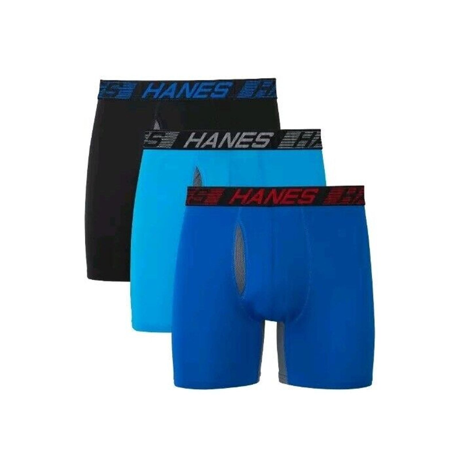 Hanes Hanes Men's X-Temp Boxer Briefs Support Pouch 3 Pk Small Size 28 - 2 Thumbnail