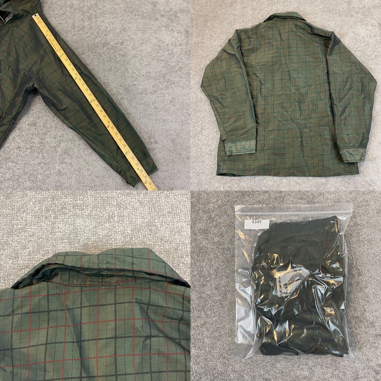 Volcom VINTAGE Volcom Jacket Mens M Green Shiny Nylon Full Zip Beach Shake 90s Shell Overcoat Mens Size US M / EU 48-50 / 2 - 8 Thumbnail