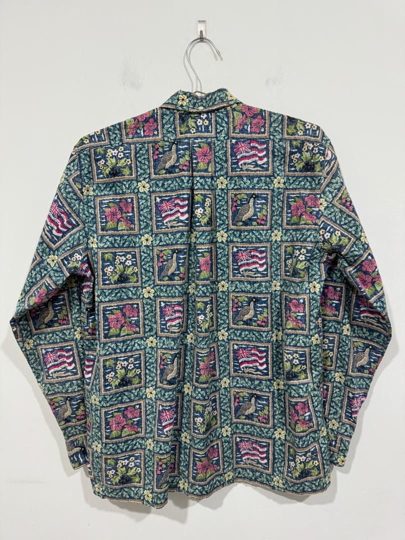 Reyn Spooner × Vintage Vintage Reyn Spooner by Dietrich Varez Half Button Shirt Size US M / EU 48-50 / 2 - 3 Thumbnail