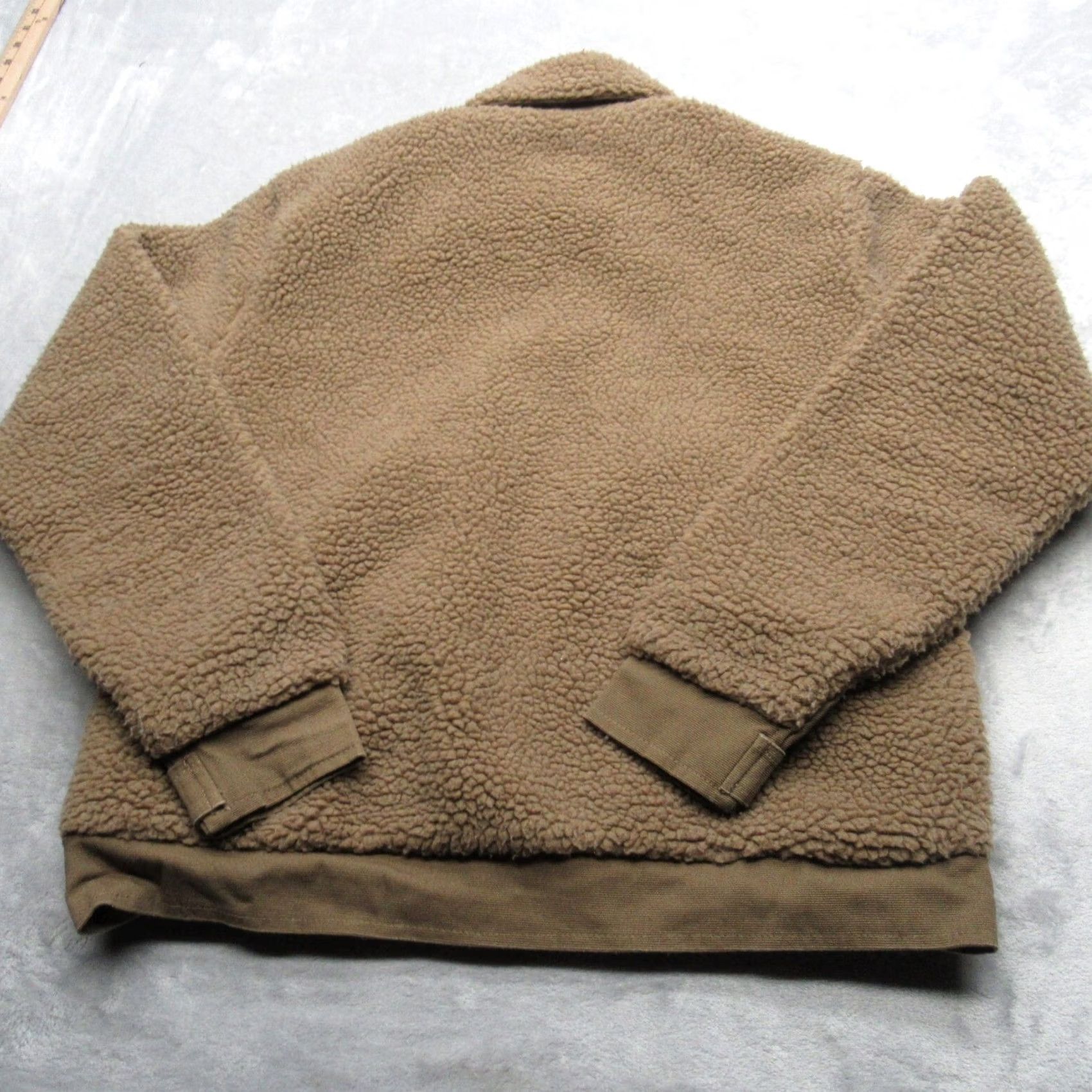 Mountain Khakis Mountain Khakis Sherpa Fleece Jacket Womens Medium Brown Trek Snap Front Pockets Size M / US 6-8 / IT 42-44 - 2 Thumbnail