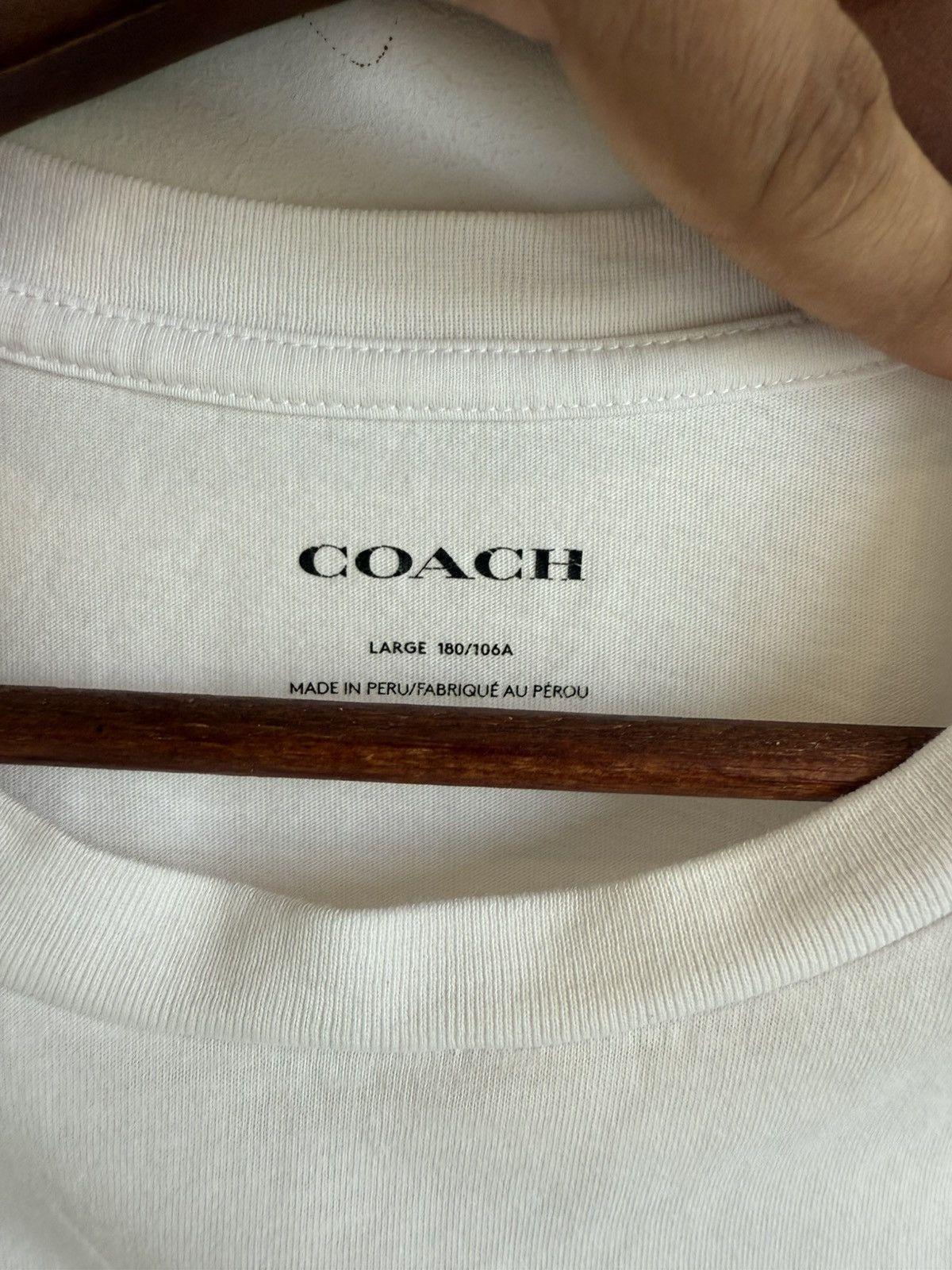 Coach Coach House Of Leather Tee Size US L / EU 52-54 / 3 - 3 Thumbnail