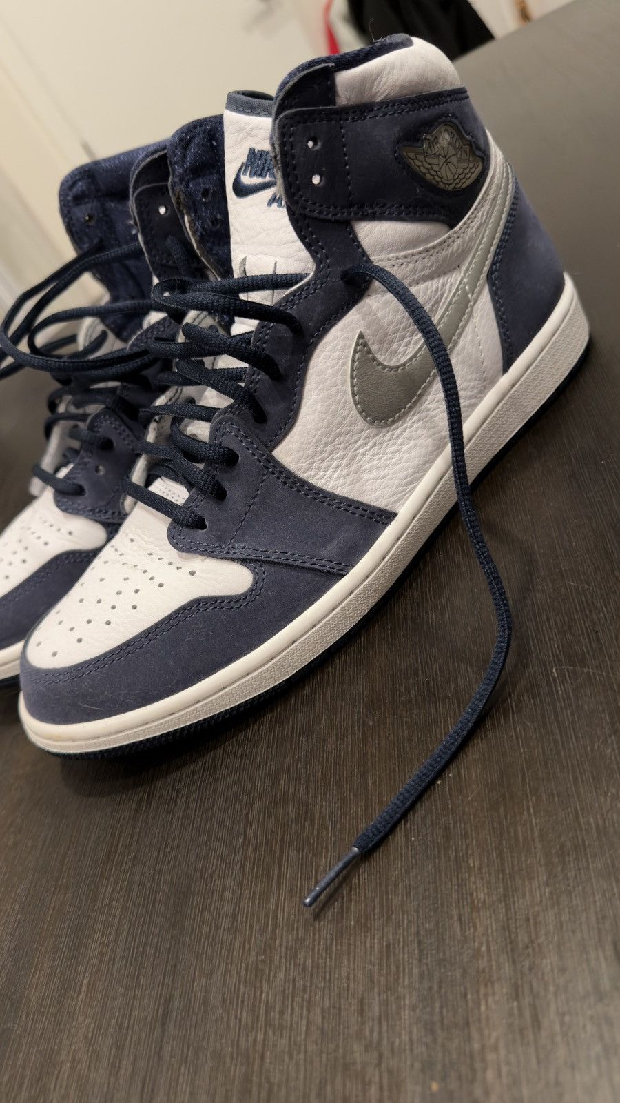 Nike AIR JORDAN 1 RETRO HIGH CO.JP MIDNIGHT NAVY 2020 size 10 Size US 10 / EU 43 - 9 Thumbnail