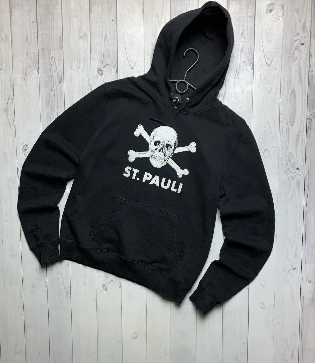 True Religion × Vintage Vintage St. Pauli soccer hoodie black size L/XL Size US L / EU 52-54 / 3 - 1 Thumbnail