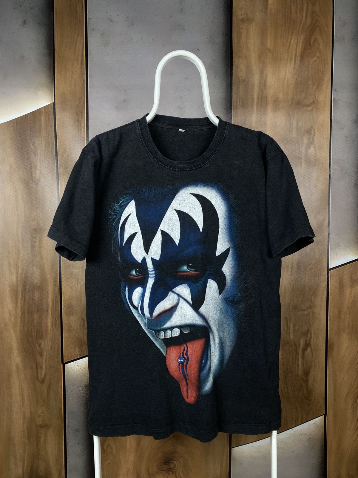 KISS 🎸Vintage T-Shirt KISS Big Logo VTG Tee🎸 Size US M / EU 48-50 / 2 - 1 Thumbnail