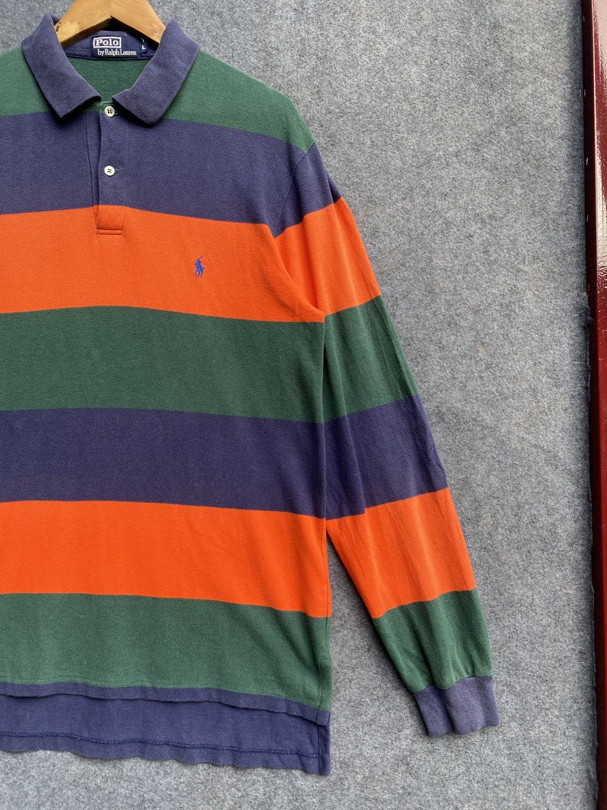 Polo Ralph Lauren × Vintage Vintage polo ralph lauren polo long sleeve Size US L / EU 52-54 / 3 - 2 Thumbnail