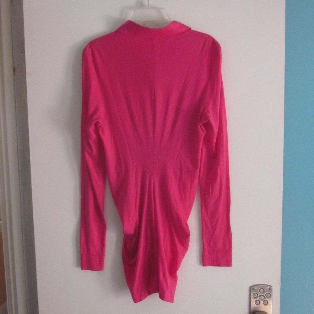 STRENESSE Strenesse Cotton Fitted Blouse Sz 8 Pink Cotton Size M / US 6-8 / IT 42-44 - 5 Thumbnail