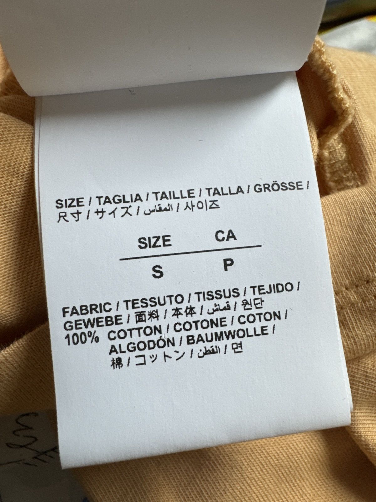 Off-White Off white 70s yellow tee Size US S / EU 44-46 / 1 - 4 Thumbnail