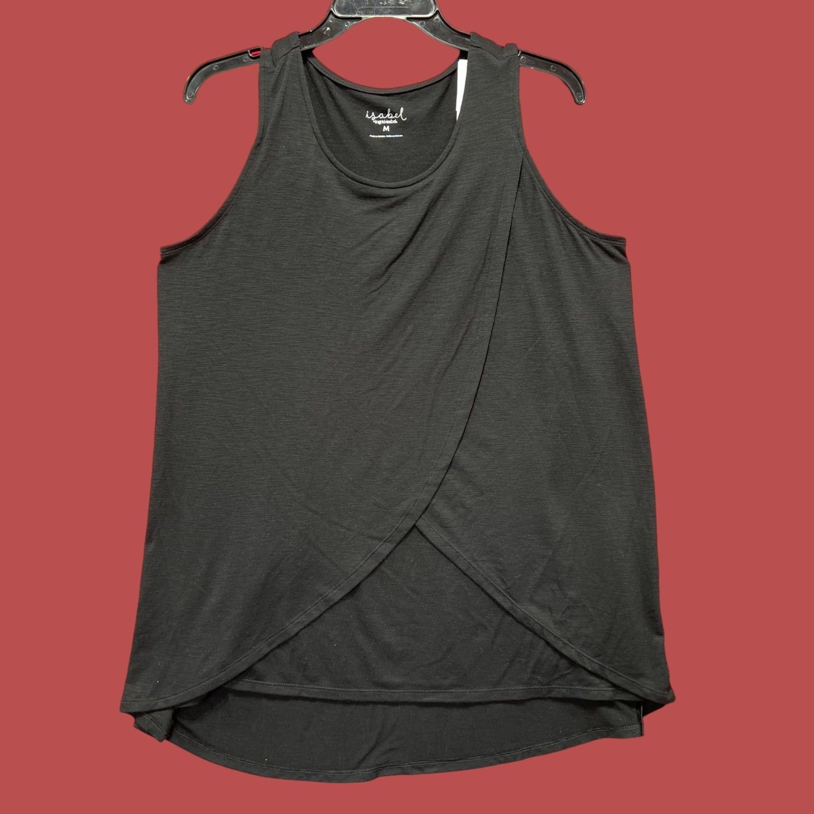 Other Ingrid + Isabel - Women's Sleeveless Wrap Blouse - Black - M Size M / US 6-8 / IT 42-44 - 1 Thumbnail