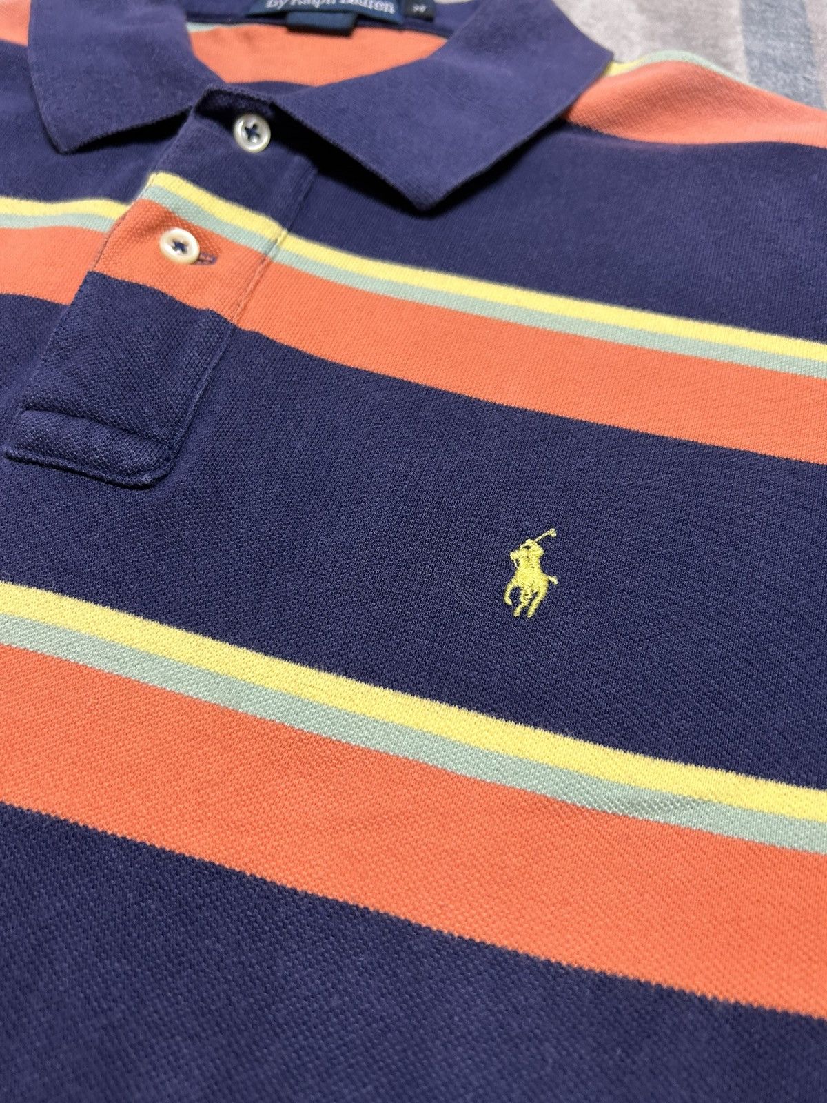 Designer × Polo Ralph Lauren × Ralph Lauren Ralph lauren stripe polo tshirt Size US M / EU 48-50 / 2 - 2 Thumbnail