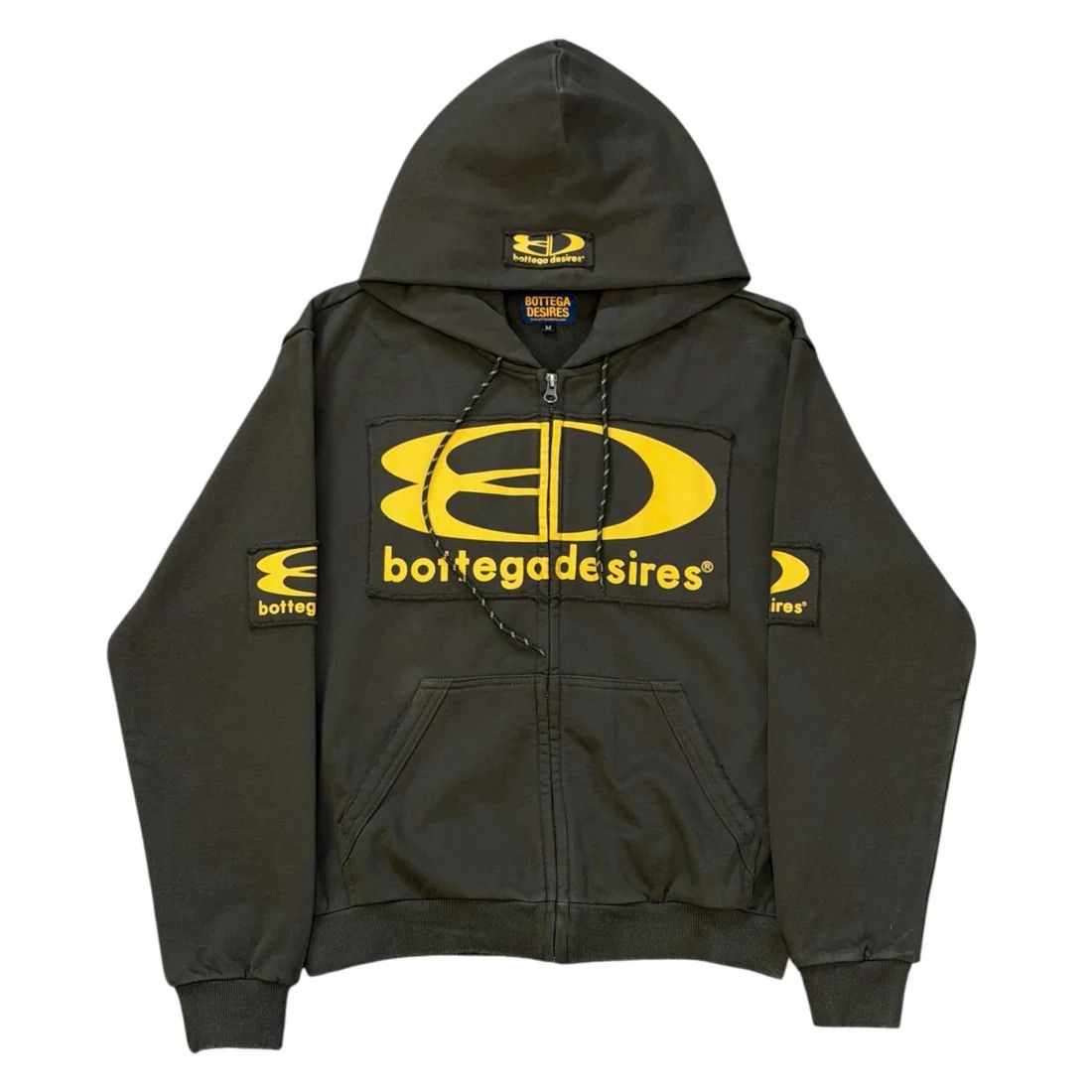 Bottega Desires Bottega Desires 'Tech' Green Zip Up Hoodie Size US S / EU 44-46 / 1 - 1 Preview