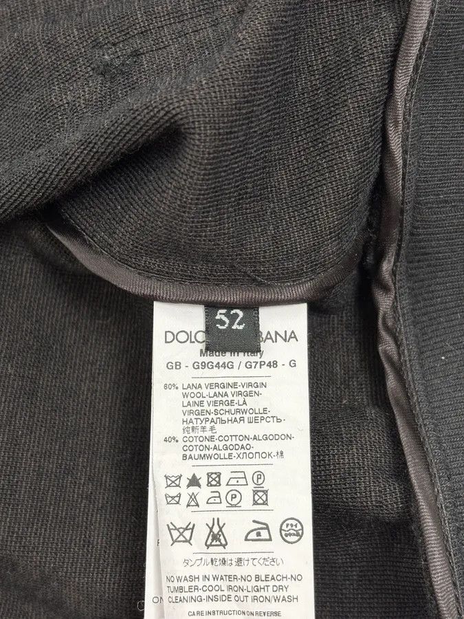 Dolce & Gabbana 2010s Dolce & Gabbana Black Classic Zip-up Hoodie Size US M / EU 48-50 / 2 - 13 Thumbnail