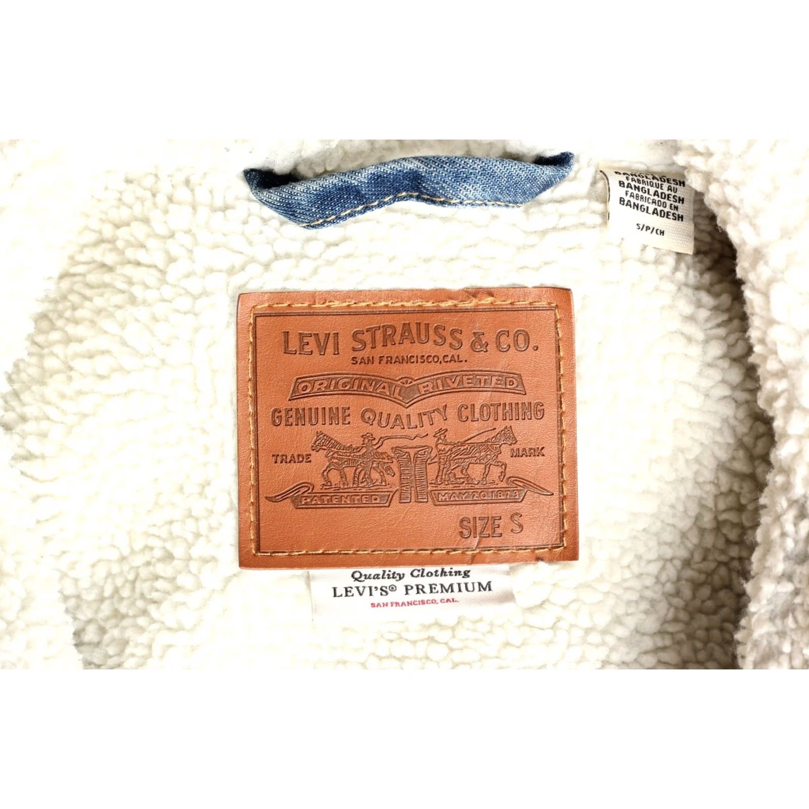 Levi's Levi’S Premium Big E Sherpa Lined Trucker Denim Jacket Men Size S MJ6087 Size US S / EU 44-46 / 1 - 5 Thumbnail