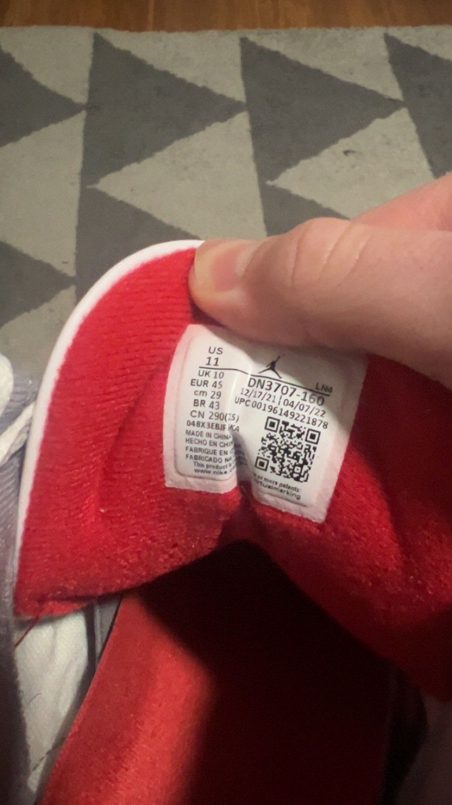 Jordan Brand Jordan 3 fire red Size US 11 / EU 44 - 5 Thumbnail
