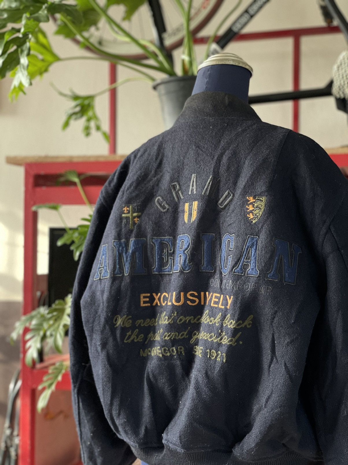 McGregor × Vintage Vintage McGregor Wool Bomber Jacket Size US M / EU 48-50 / 2 - 4 Thumbnail