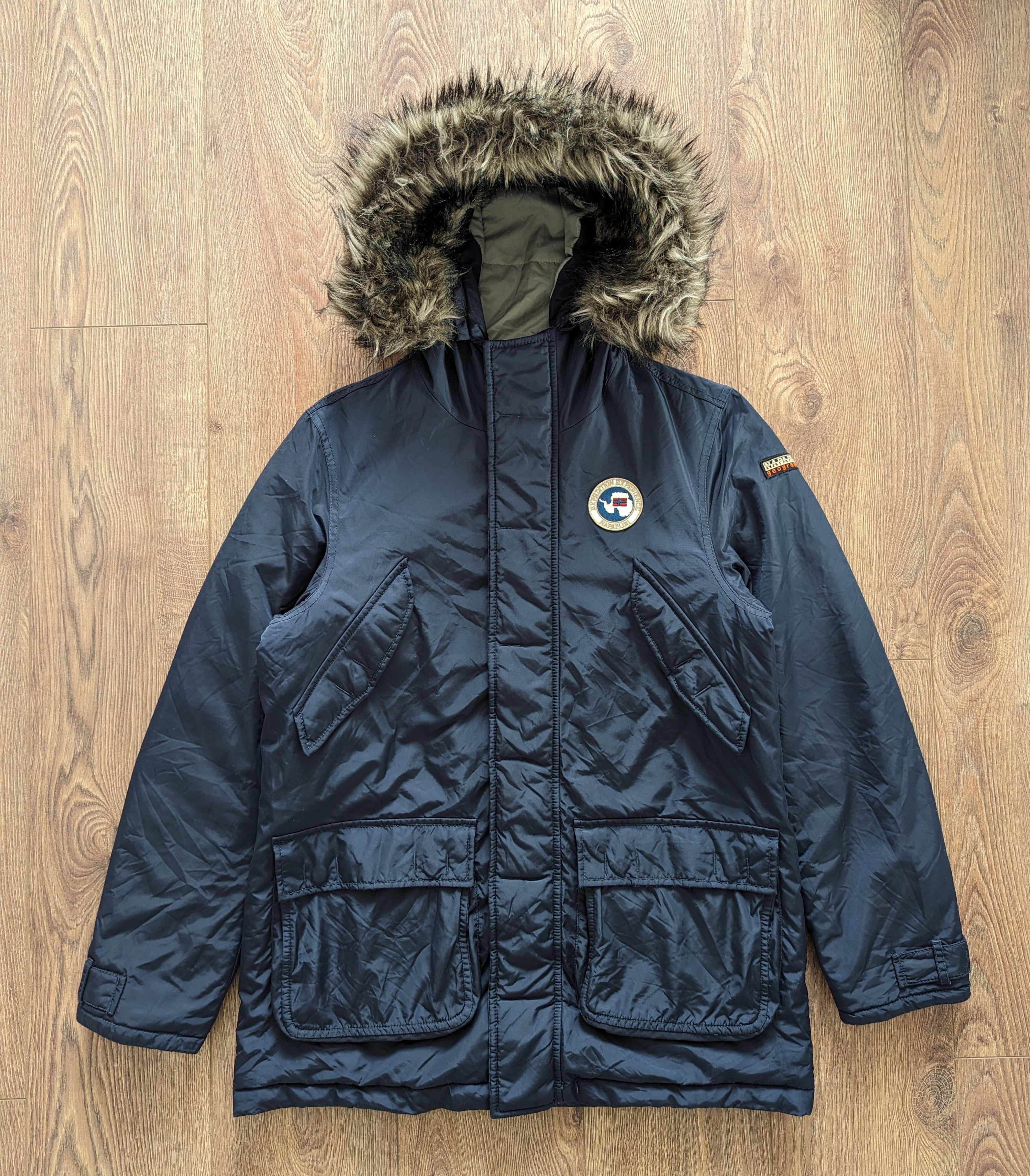 Napapijri Napapijri Men's Parka Jacket With Fur Size M Casual Clothing Size US M / EU 48-50 / 2 - 22 Thumbnail