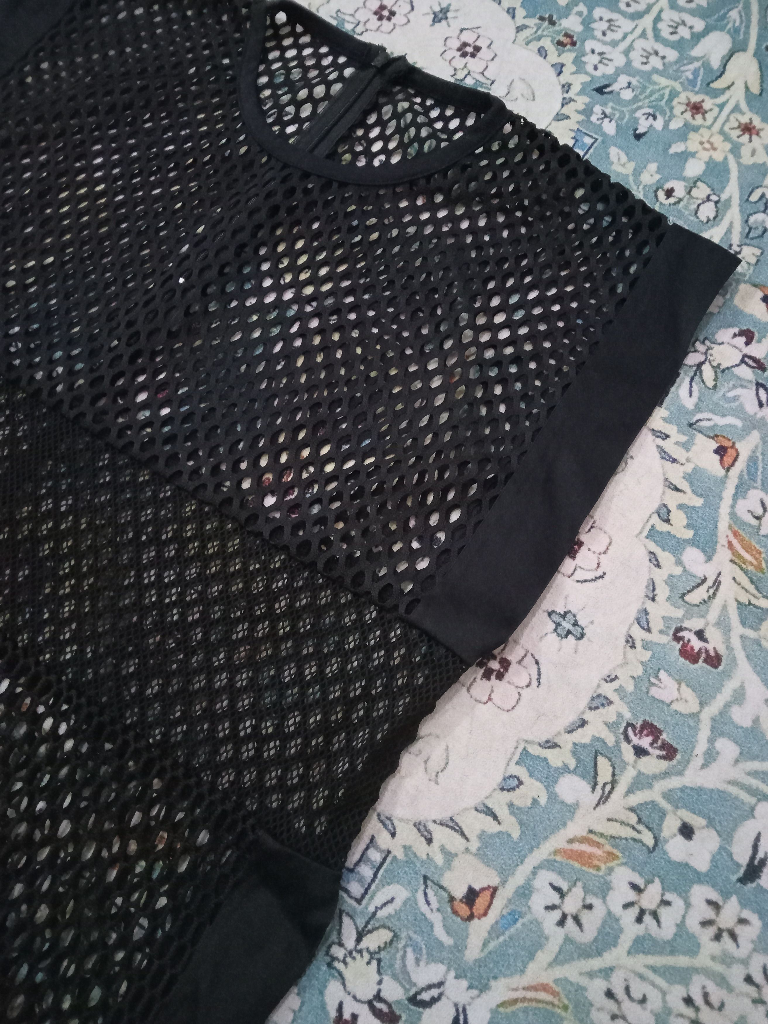 Japanese Brand UN3D. Mark Styler Rare Design Mesh Dress Sz F Size L / US 10 / IT 46 - 12 Thumbnail