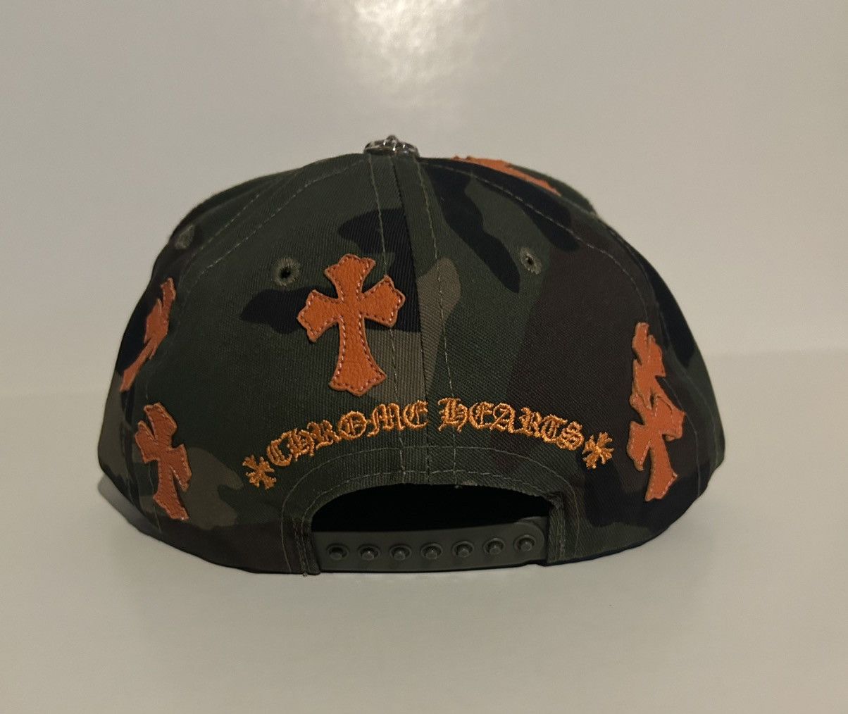 Chrome Hearts Chrome Hearts Camo CH Cemetery Cross Patch Baseball Hat Size ONE SIZE - 6 Thumbnail