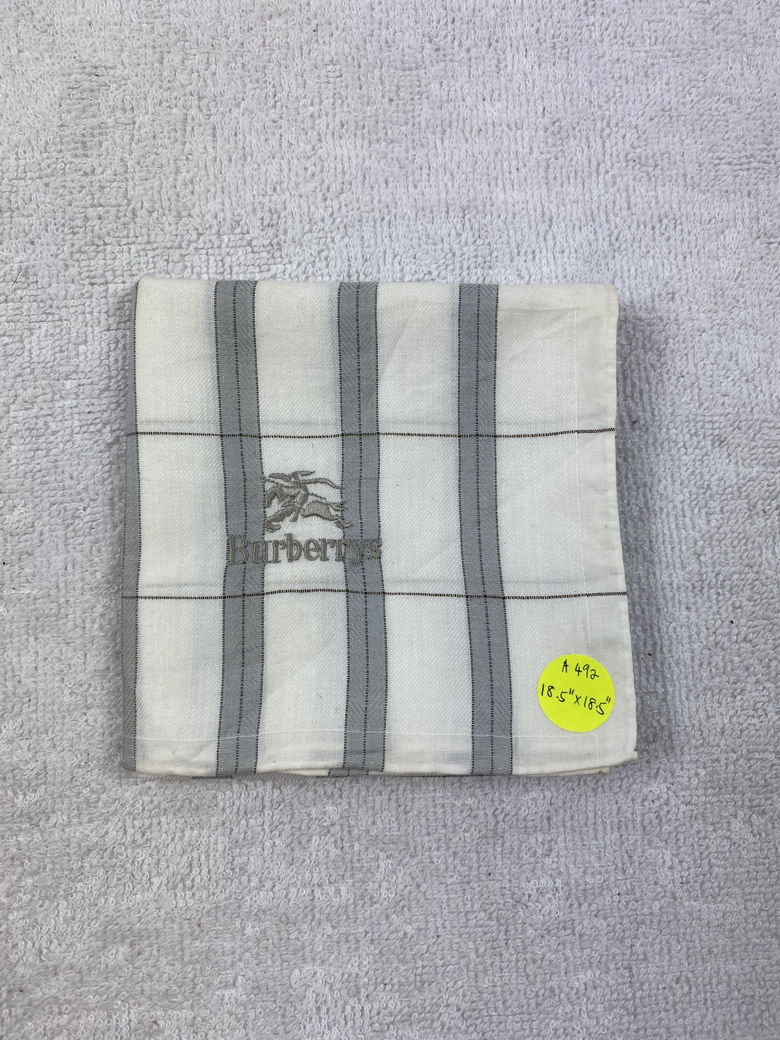 Burberry Vintage Burberrys Handkerchief / Bandana / Neckerchief Size ONE SIZE - 6 Thumbnail