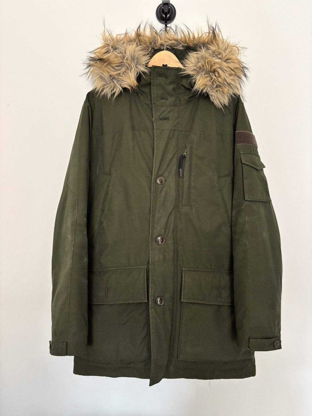 J.Crew J.Crew Nordic Expedition Parka — Olive (Faux Fur Trim) Size US S / EU 44-46 / 1 - 1 Thumbnail