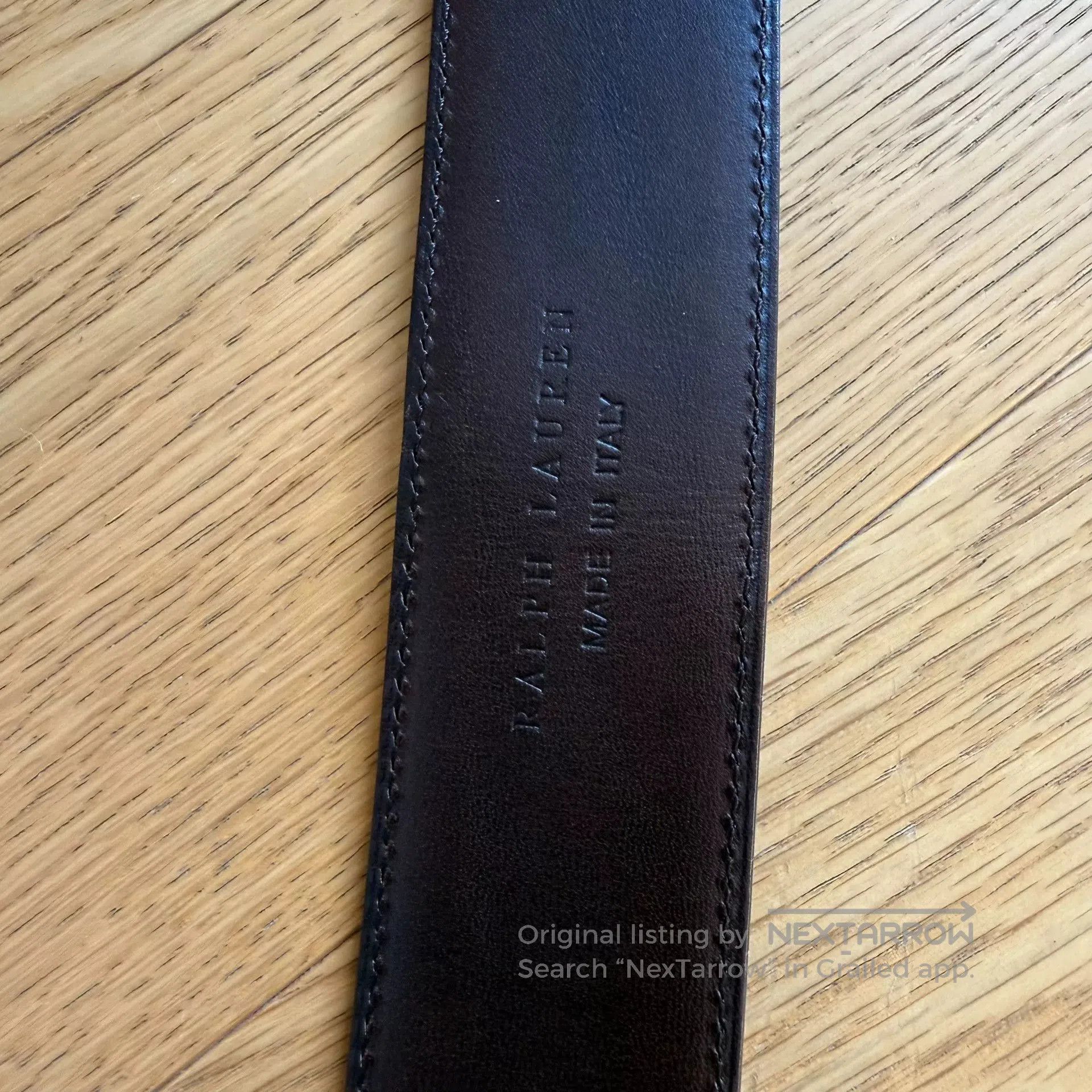 RLX Ralph Lauren Vintage Italian Alloy Buckle Polo Belt. Size ONE SIZE - 9 Thumbnail