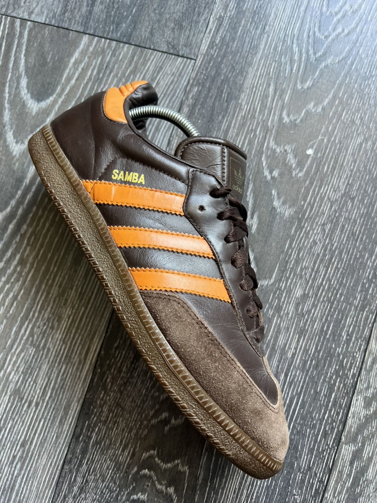 Adidas Vintage rare y2k 2006 Adidas Samba Og Low Sneakers brown Size US 8 / EU 41 - 4 Thumbnail