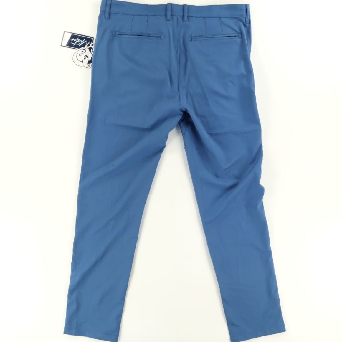 Vintage Mister Technical Polyester Chino Pants Periwinkle Men 36 Slim Size US 36 / EU 52 - 4 Thumbnail