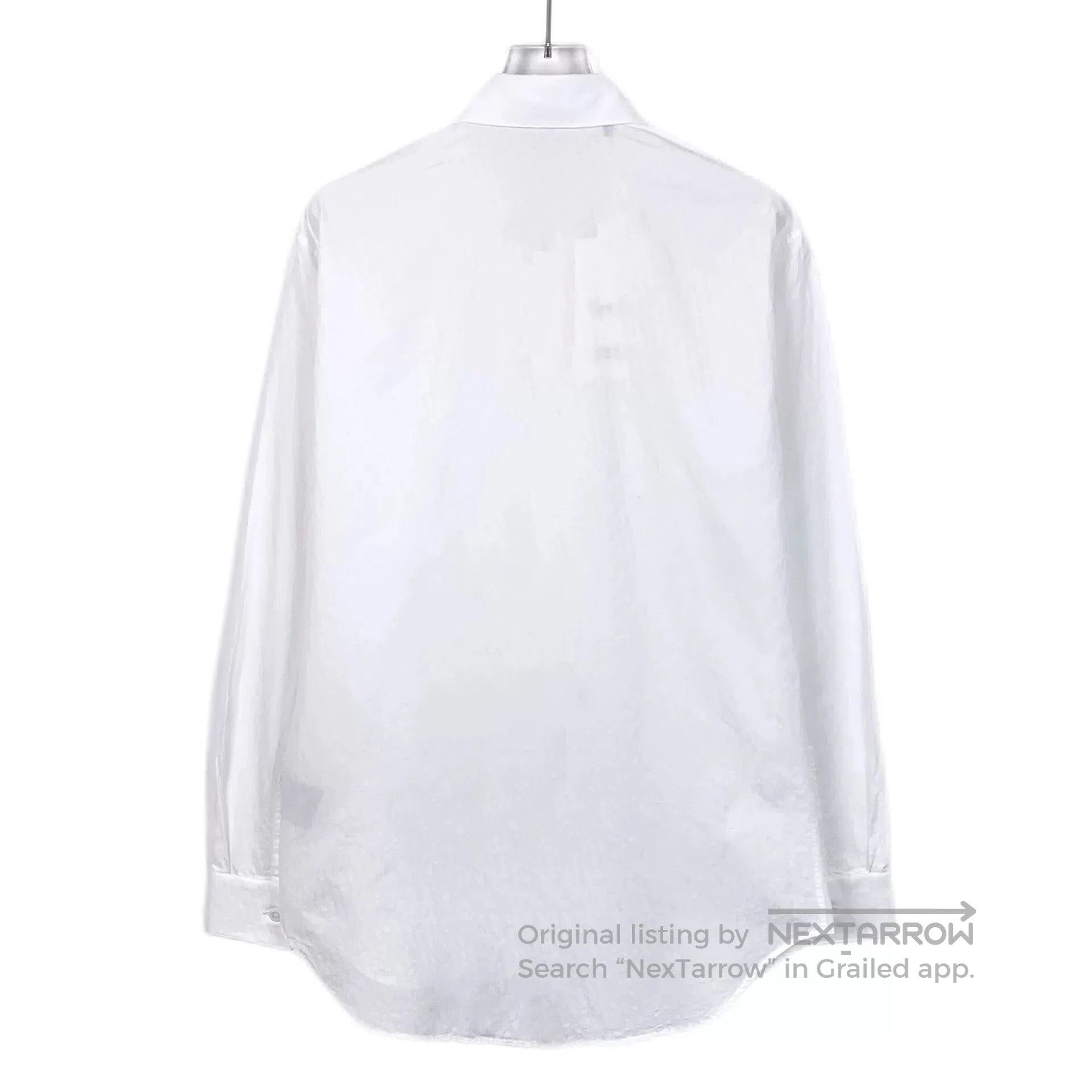 Dior Dior White Logo Monogram Cotton Shirt. Size US M / EU 48-50 / 2 - 2 Thumbnail