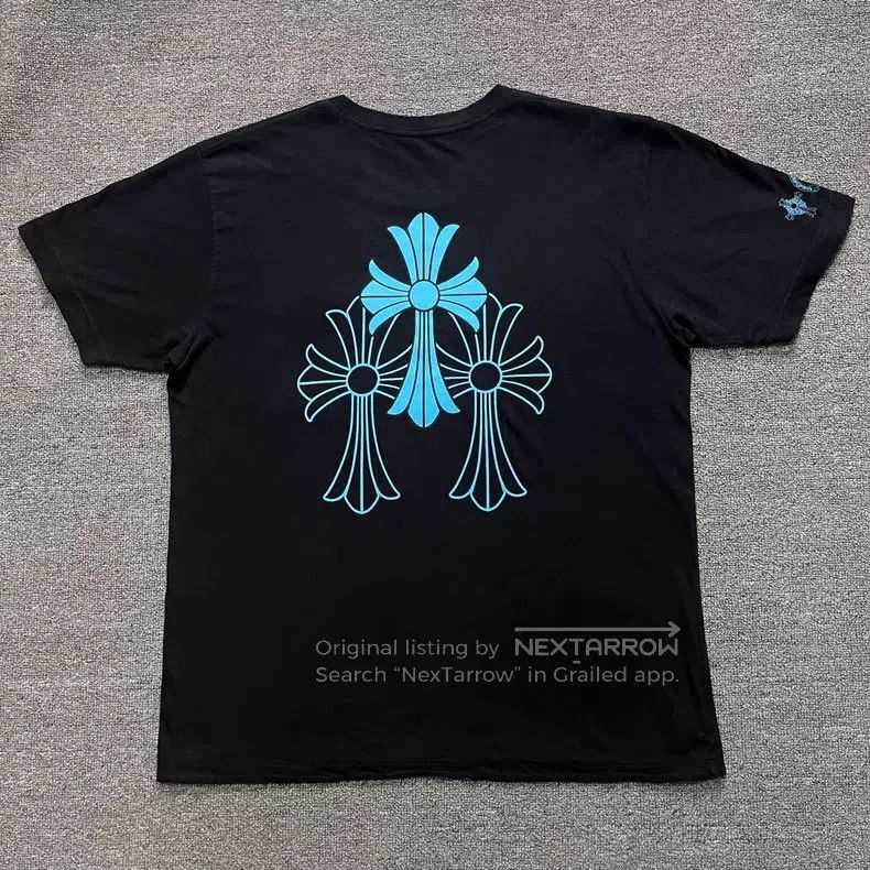 Chrome Hearts CHROME HEARTS Size L Black and Blue Phantom Three Cross Sho Size US L / EU 52-54 / 3 - 2 Thumbnail