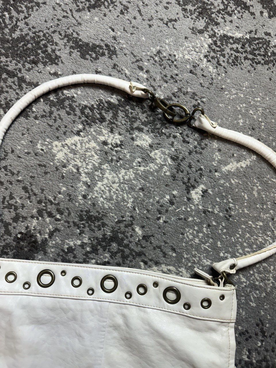 Japanese Brand × Vintage Vintage Y2K Leather Style Metal Rings Opium Owens Style Bag Size ONE SIZE - 8 Thumbnail