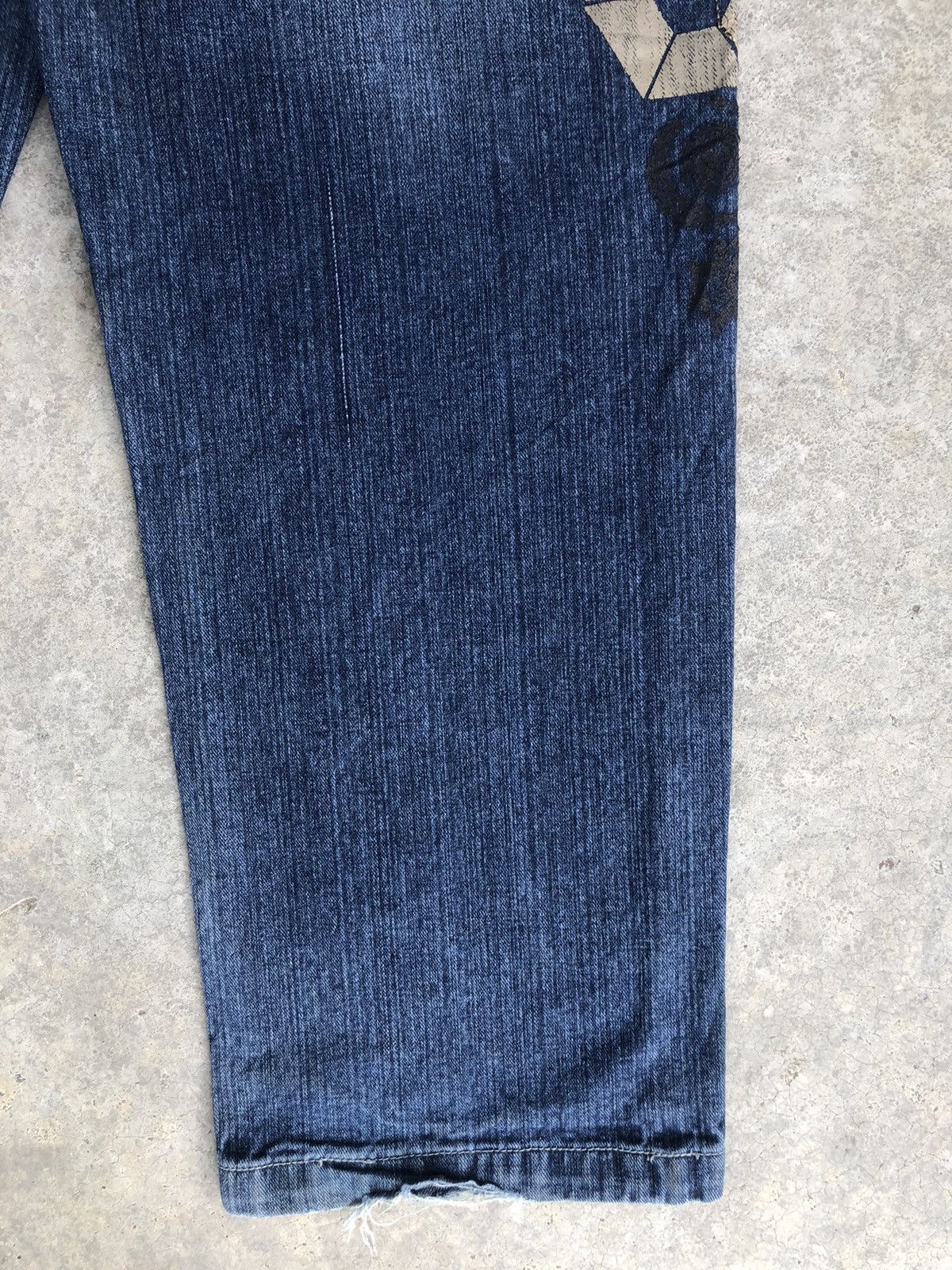 Southpole Vintage Southpole Embroidered Jeans Distressed Jeans Size US 32 / EU 48 - 12 Thumbnail