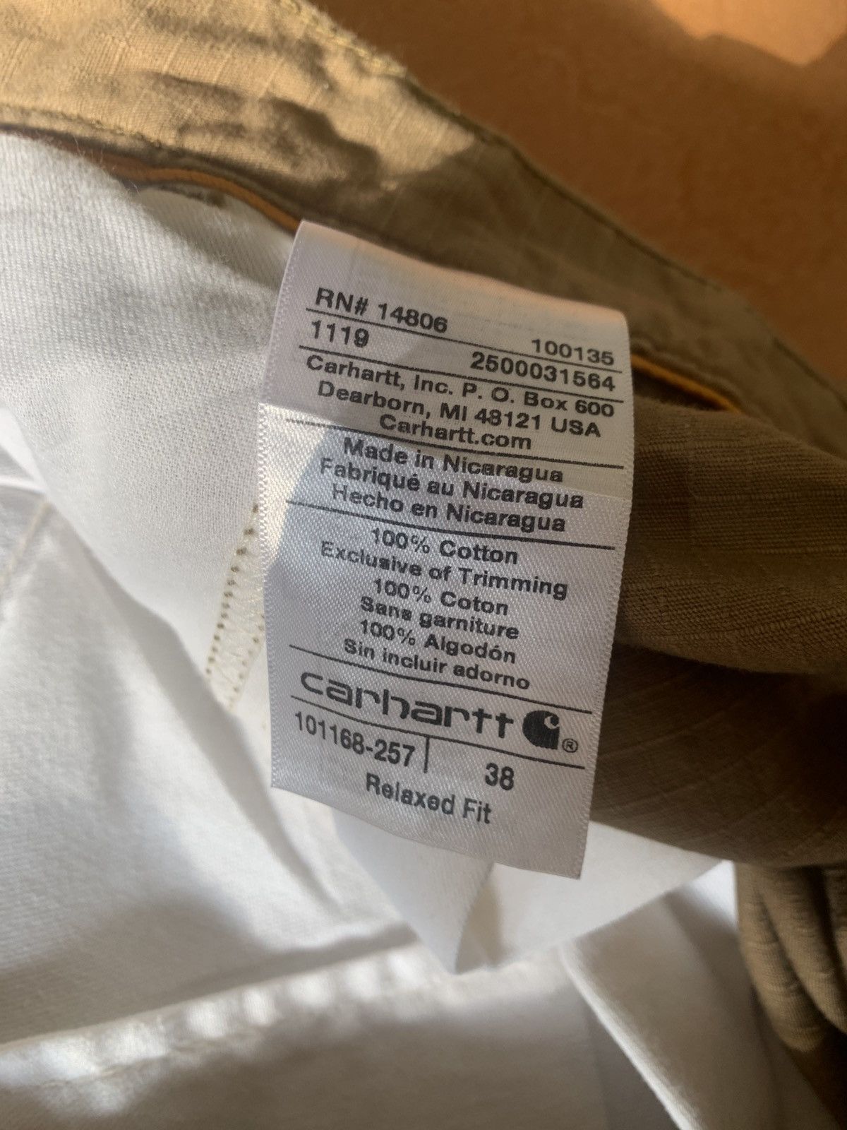 Carhartt Carhartt Cargo Short Pants Size US 38 / EU 54 - 8 Thumbnail