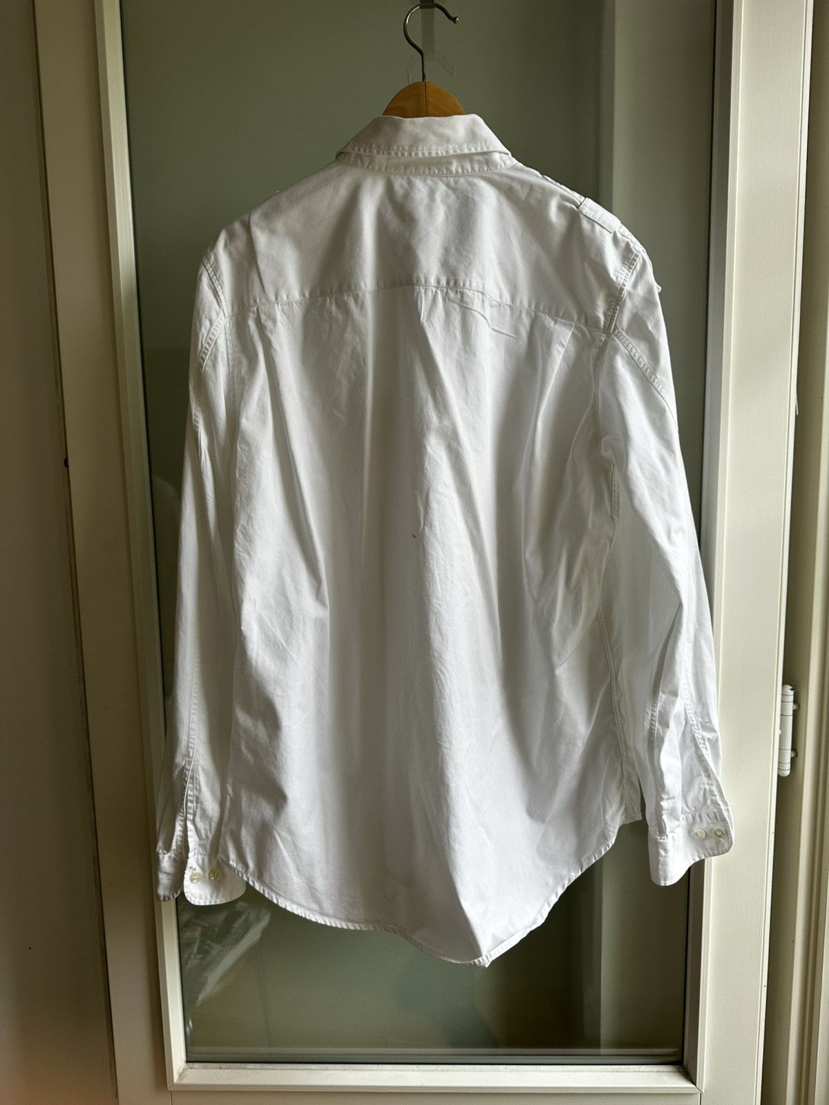Helmut Lang Helmut Lang White Button down Size US M / EU 48-50 / 2 - 5 Thumbnail
