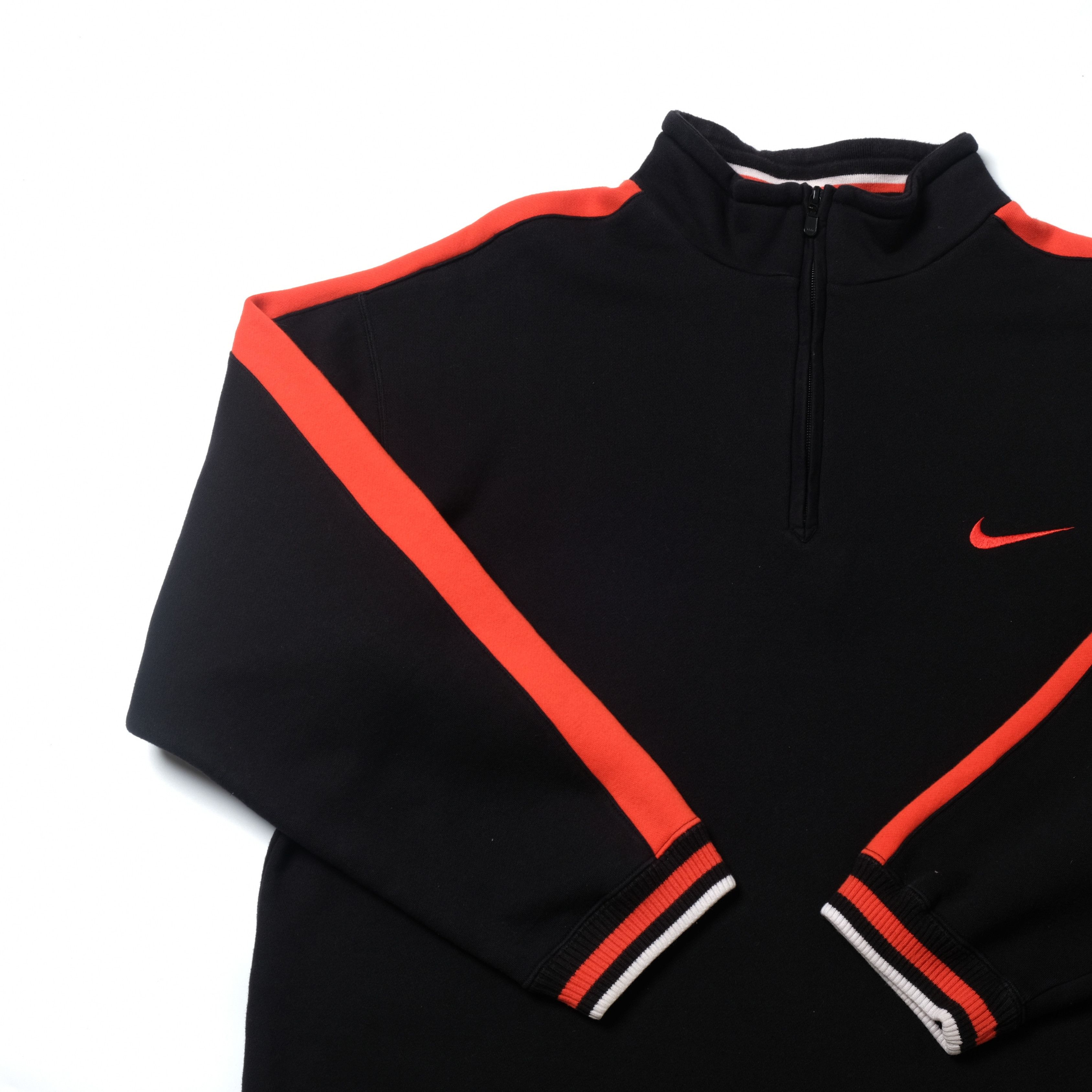Nike Nike 1990s Vintage Quarter-Zip Sweatshirt (M/L) Size US L / EU 52-54 / 3 - 3 Thumbnail