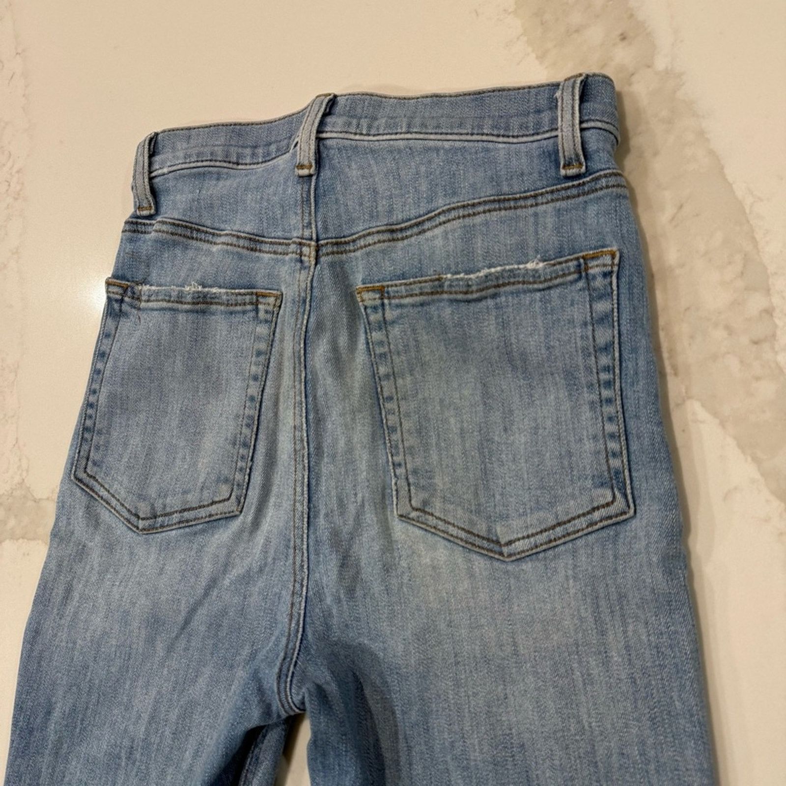 Reformation Reformation Ultra High Rise Skinny Denim Jeans Womens 24 Size 24" / US 00 / IT 34 - 7 Thumbnail