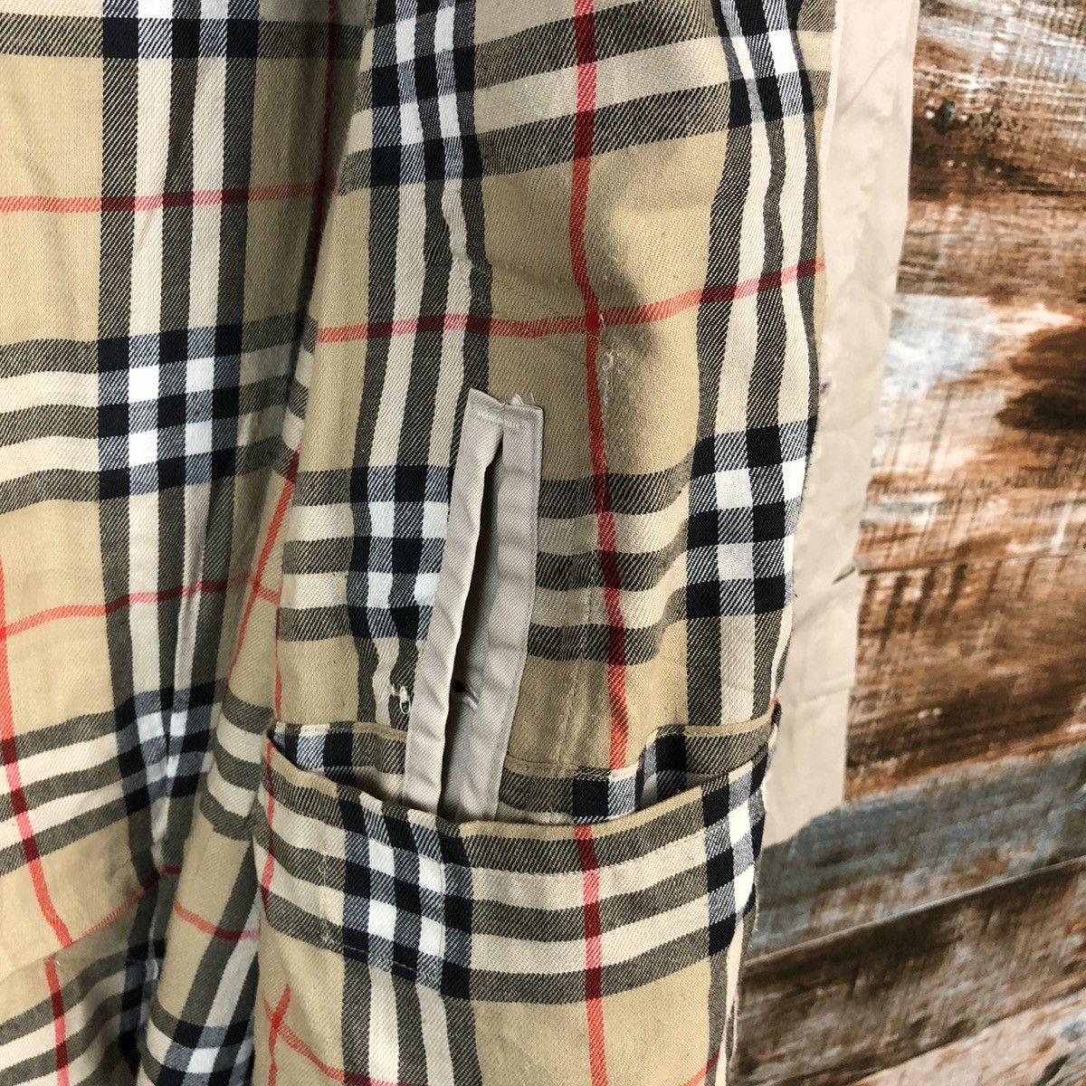 Burberry Burberrys nova check made in england vtg Coats parkas #A1611 Size US L / EU 52-54 / 3 - 13 Thumbnail