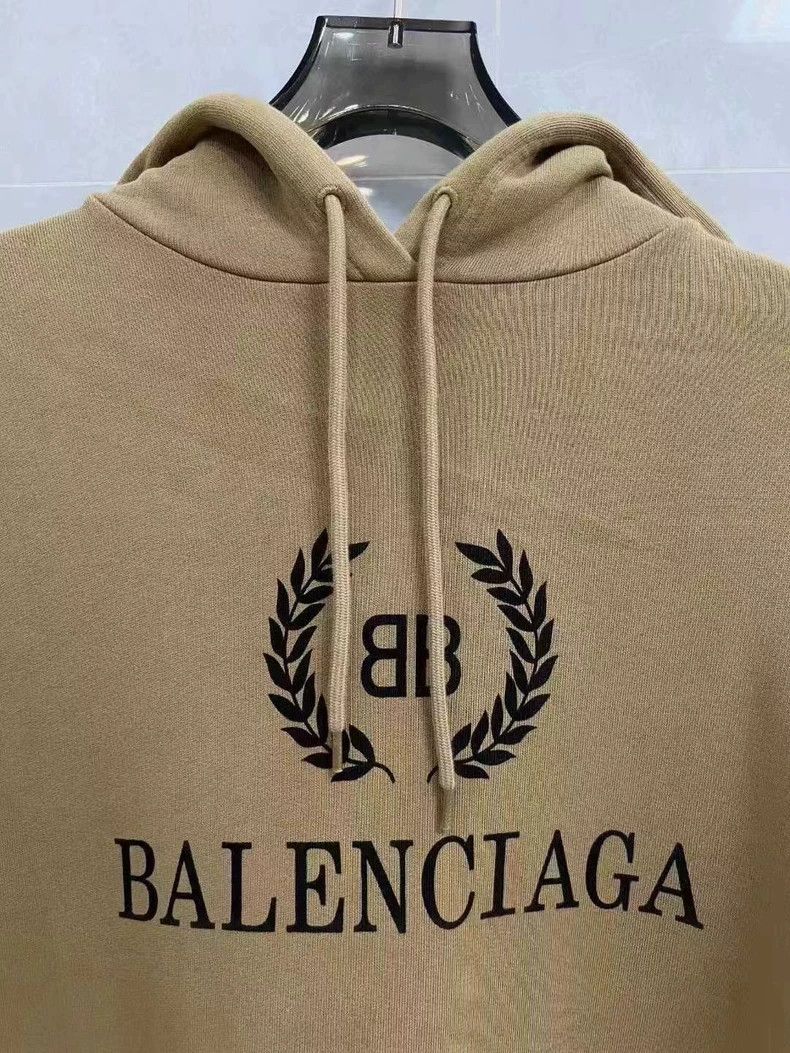 Balenciaga Balenciaga Wheat Spike Letter Logo Hoodie Hoodie Size US XXS / EU 40 - 2 Thumbnail