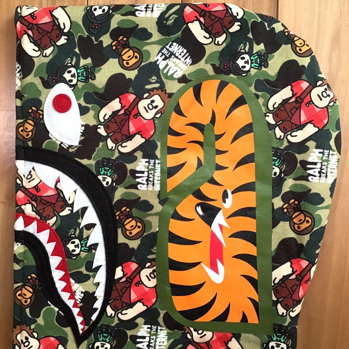 Bape × Disney BAPE × DISNEY Ralph milo ABC camo Shark full zip hoodie APE Size US L / EU 52-54 / 3 - 5 Thumbnail