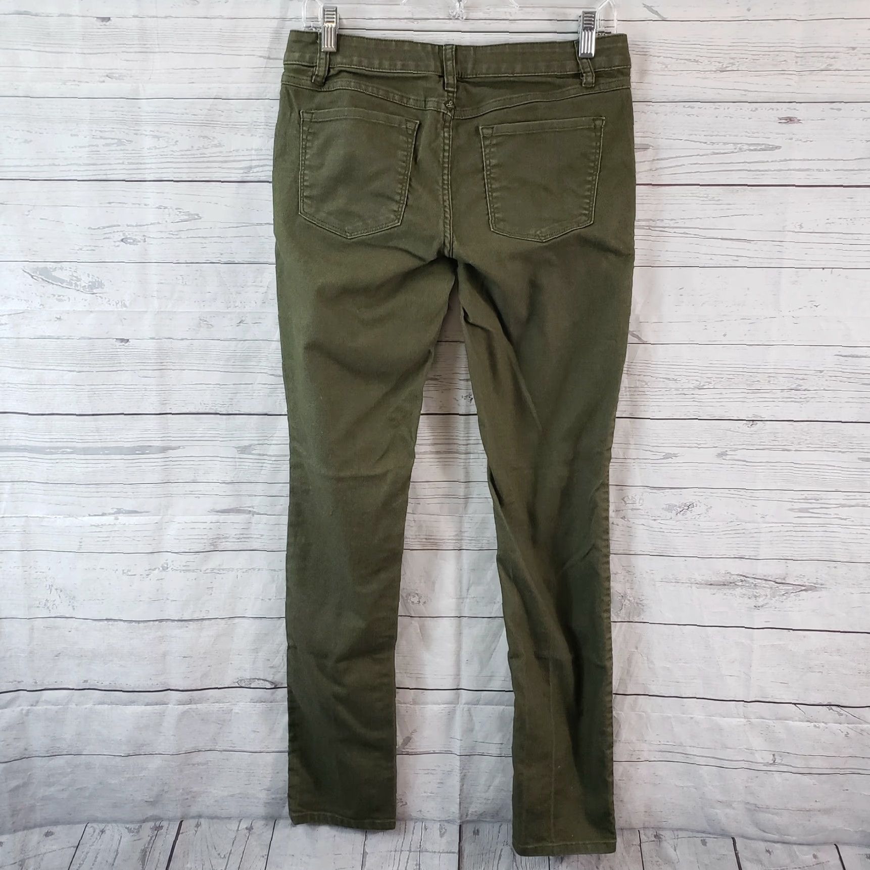 Prana prAna Womens Skinny Jeans Sz 4 Solid Green Low Rise Jeans Womens 4 Green Skinny Vintage: No? (remove) Size 27" / US 4 / IT 40 - 3 Thumbnail