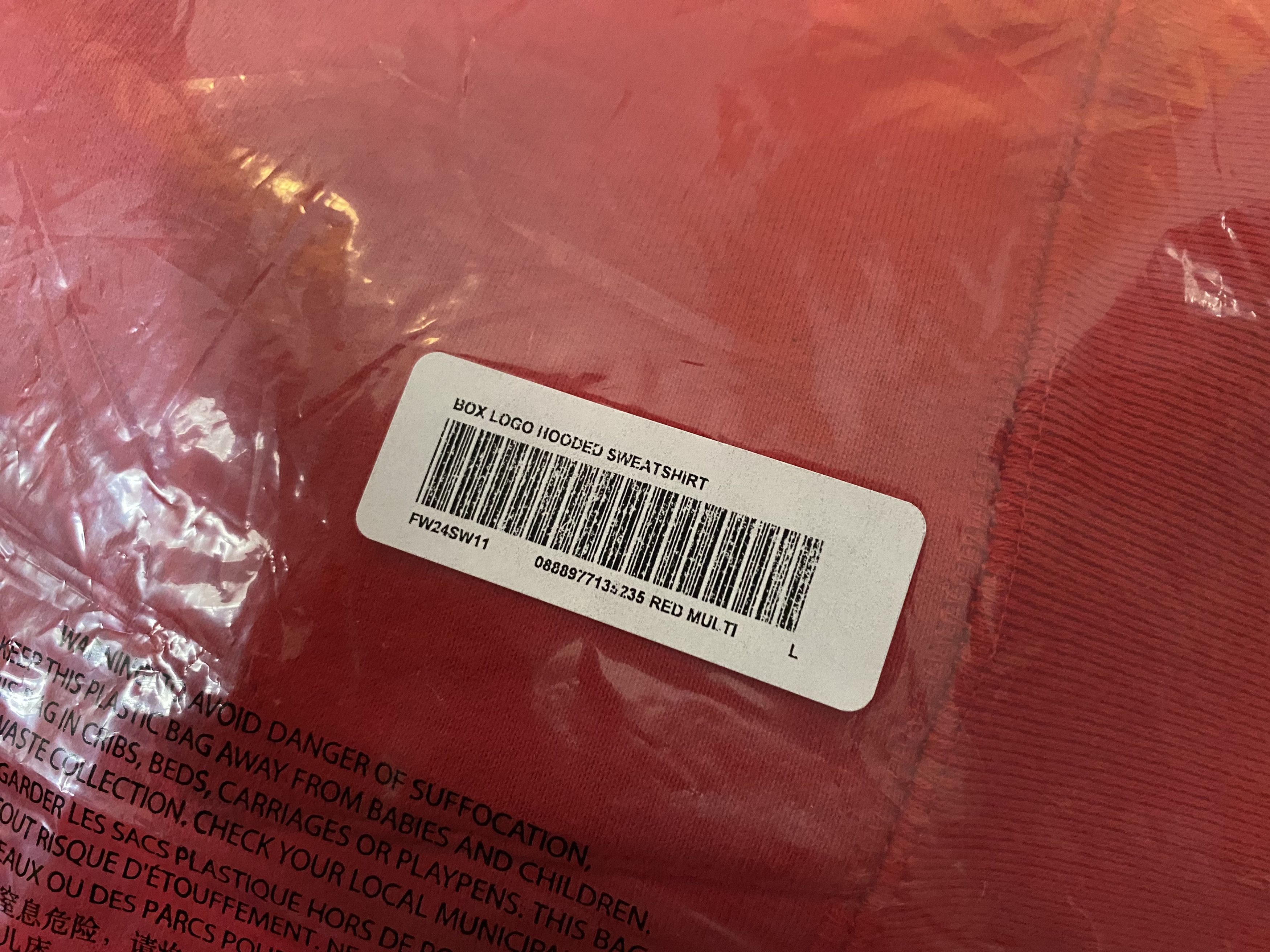 Supreme Brand New Supreme Box Logo hoodie fw24 Size US L / EU 52-54 / 3 - 3 Thumbnail