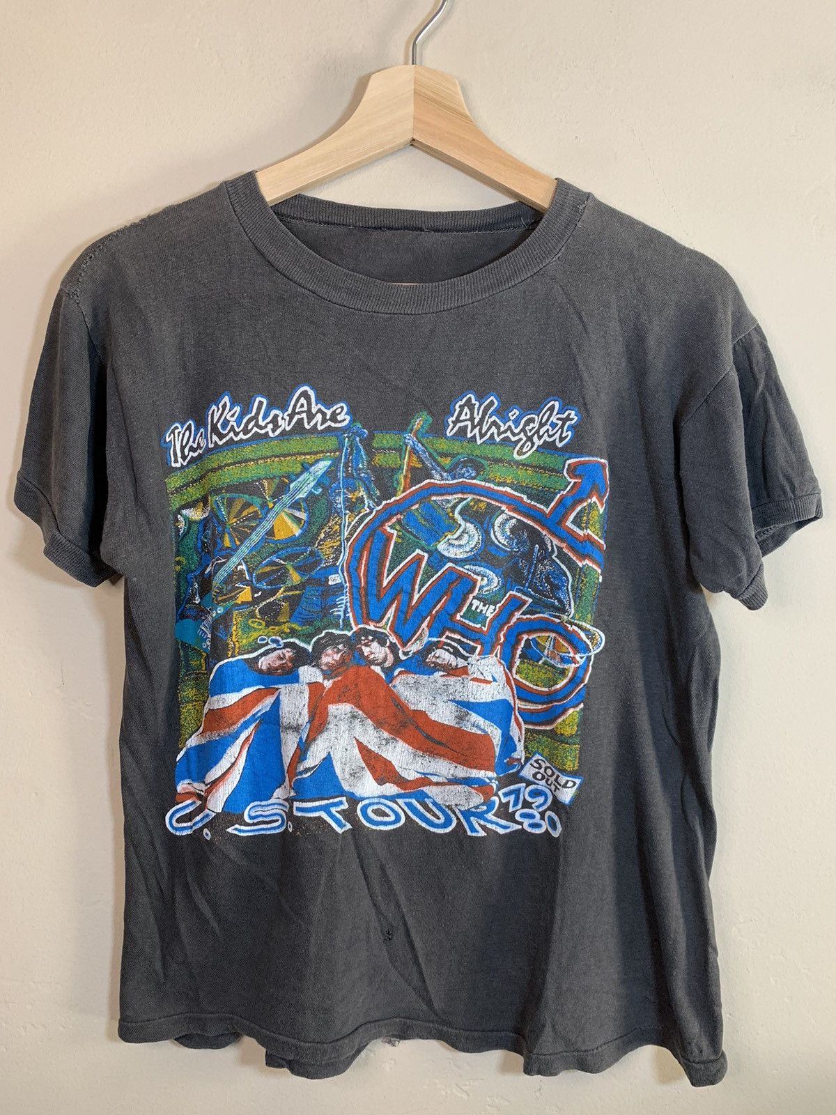 Band Tees × Vintage RARE* Vintage 1979 The Who Kids Are Alright Keith Moon Shirt Size US L / EU 52-54 / 3 - 1 Thumbnail