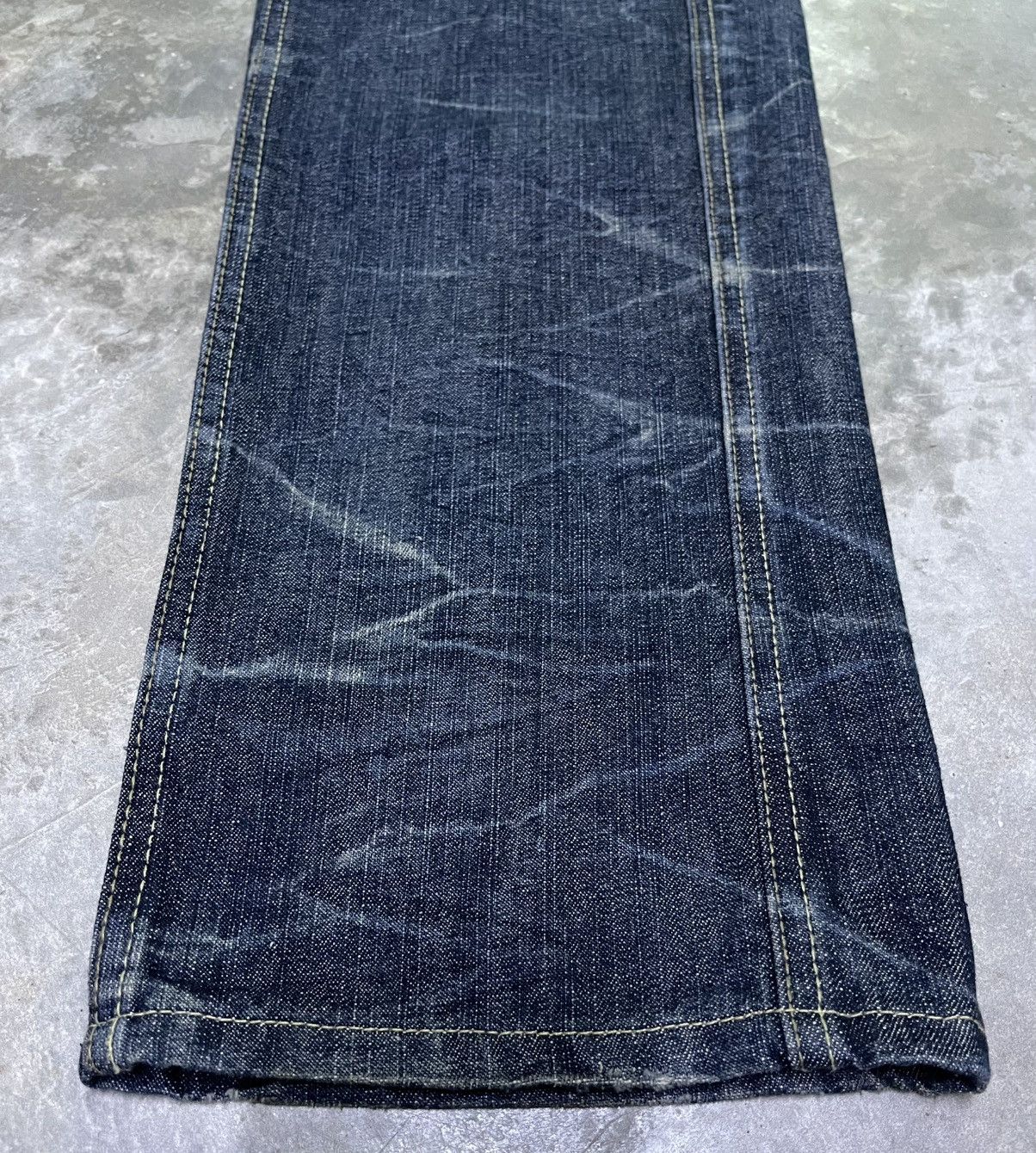 Hysteric Glamour Flare Japan Jeans Lightning Wash Real Vintage Size US 33 - 6 Thumbnail