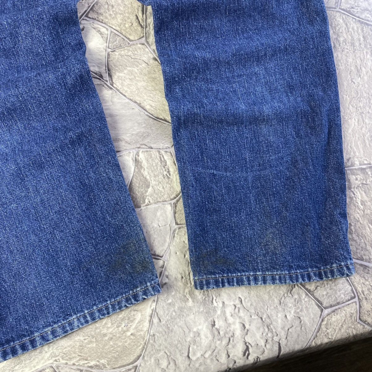 Yves Saint Laurent Vintage Yves Saint Laurent Jeans YSL Denim Jeans Big Logo Size US 36 / EU 52 - 4 Thumbnail