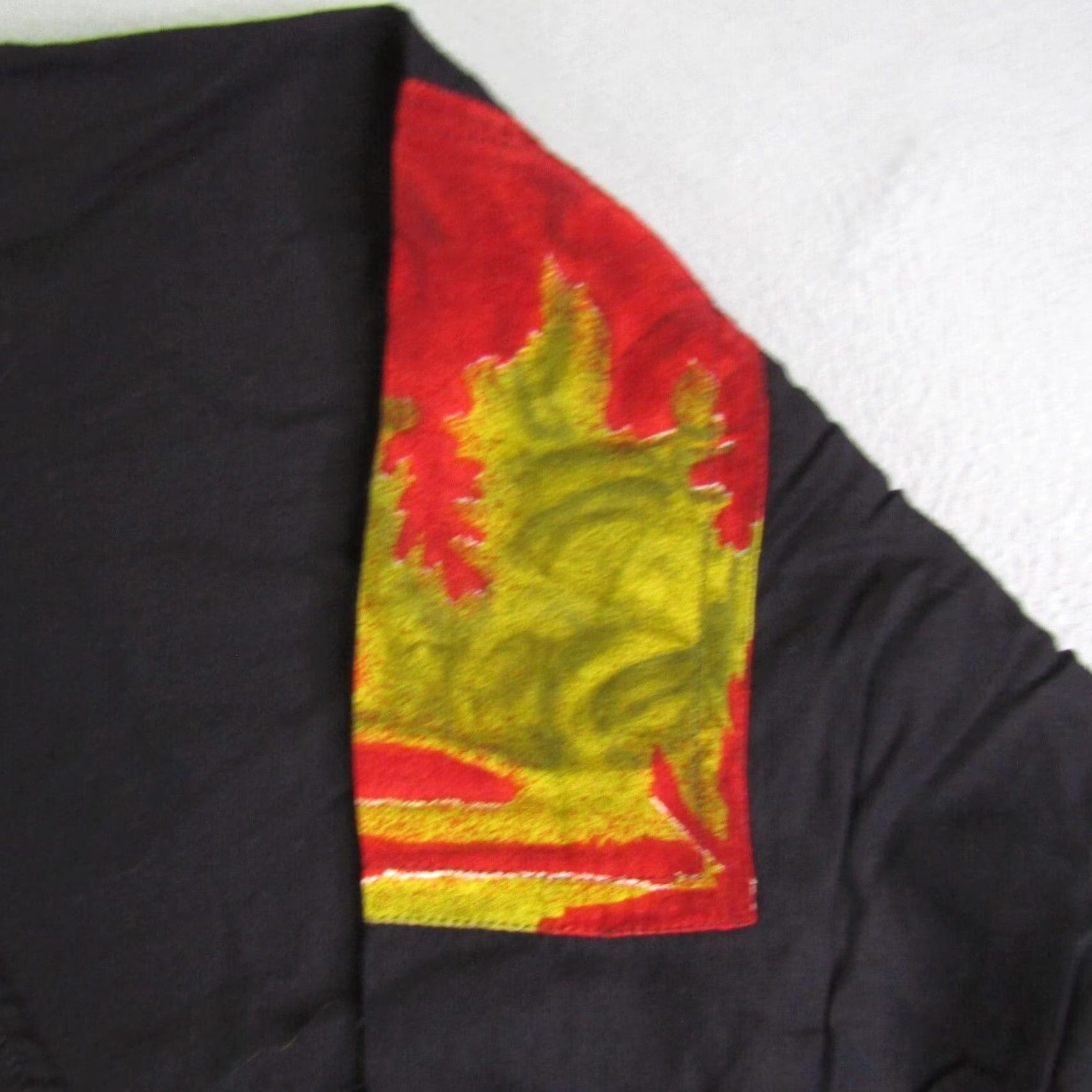 Vintage Messori Shirt Mens Large Black Autumn Leaves Button Up Rayon Italy VINTAGE Casual Mens Size US L / EU 52-54 / 3 - 4 Thumbnail