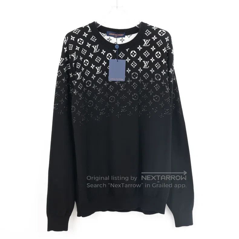 Louis Vuitton Louis Vuitton FW23 Gradient Logo Crewneck Sweatshirt Size US L / EU 52-54 / 3 - 2 Thumbnail